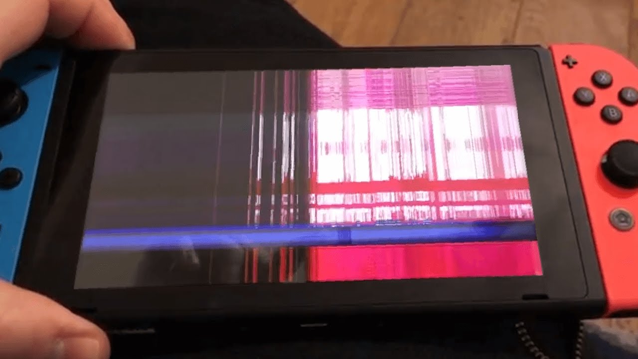 Nintendo Smashed LCD